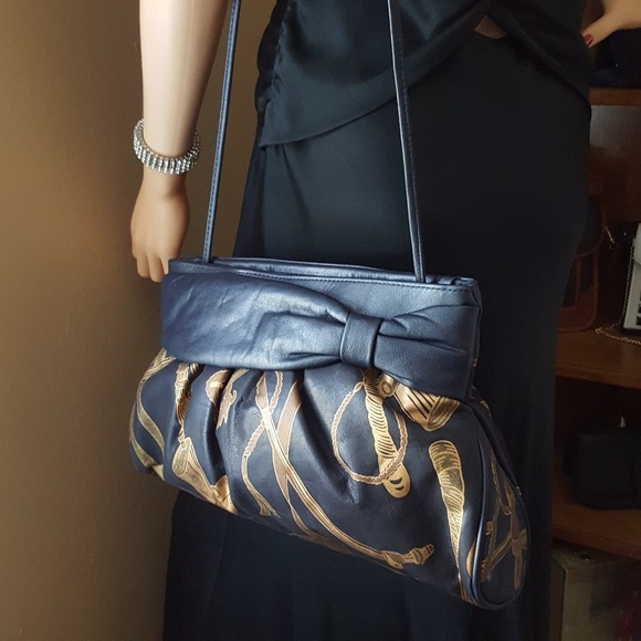 Vintage Park Avenue Equestrian Leather Handbag Bag - Picture 2 of 8